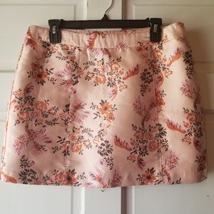 3/$15 Floral Pink Mini Skirt Forever 21 US Size 30